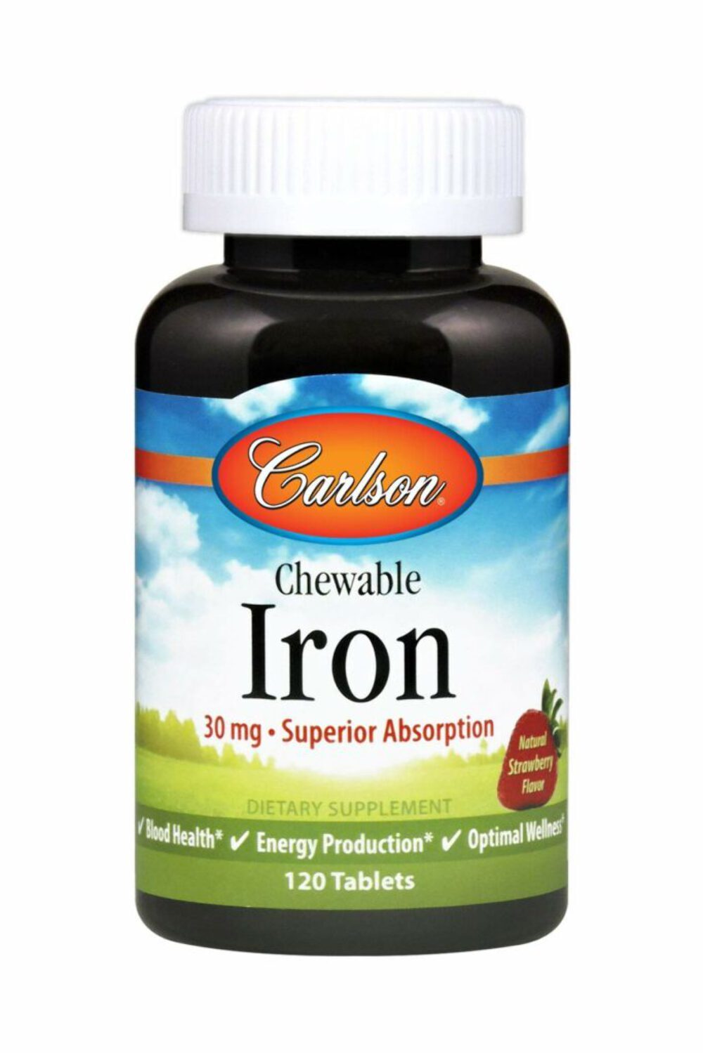 Carlson-Chewable Iron 30 mg 120 Tabs