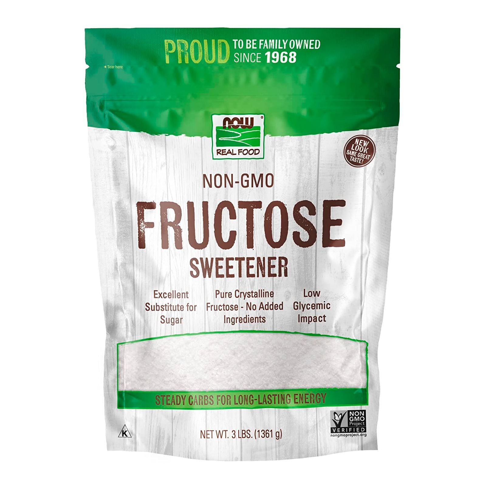 NOW FOODS Fructose – 3 lbs.