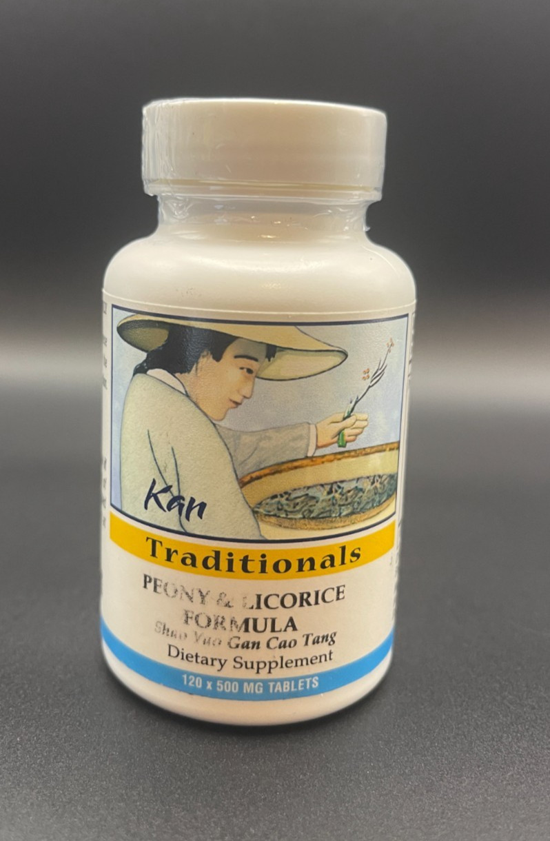 Kan Herbs – Traditionals- Peony and Licorice Formula Dietary Supplement 120 tabs