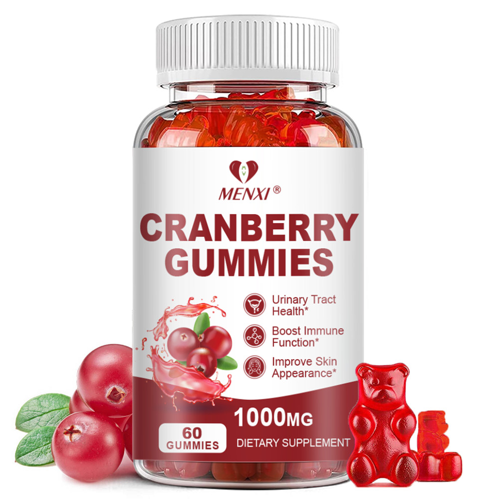 MENXI Cranberry Gummies – Urinary Tract Health & Antioxidant Defense Frmla 60pcs