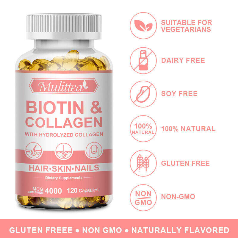 Collagen Vitamin Capsules For Skin,Hair,Nail Health Premium Collagen Supplement