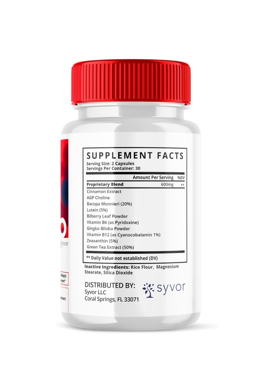 Syvor GlucoBio Blood Balance Supplement – 600mg – 60 caps – 10/2026