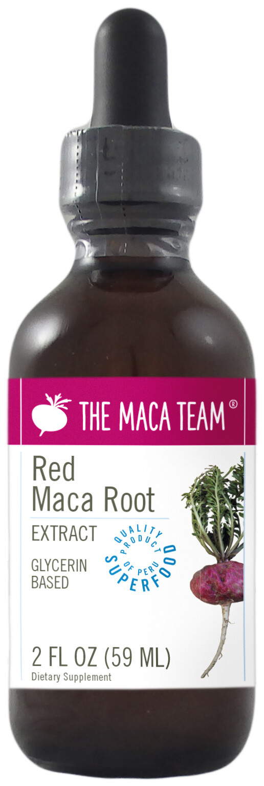 Red Maca Liquid Extract – Alcohol Free – Made from Red Maca Roots from Peru
