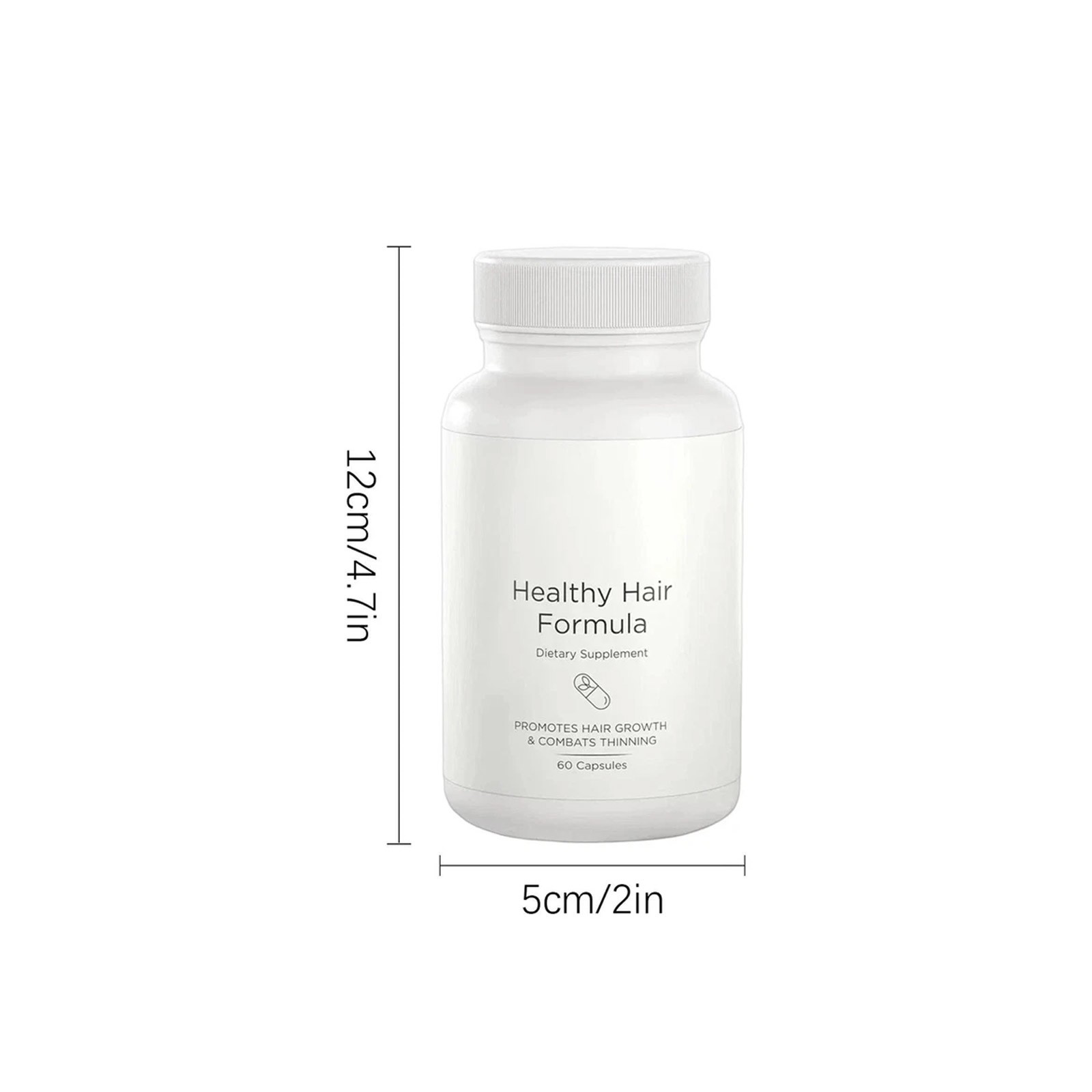 Healthy Hair Formula – NOOR Hair Growth Support Capsules – 60Caps