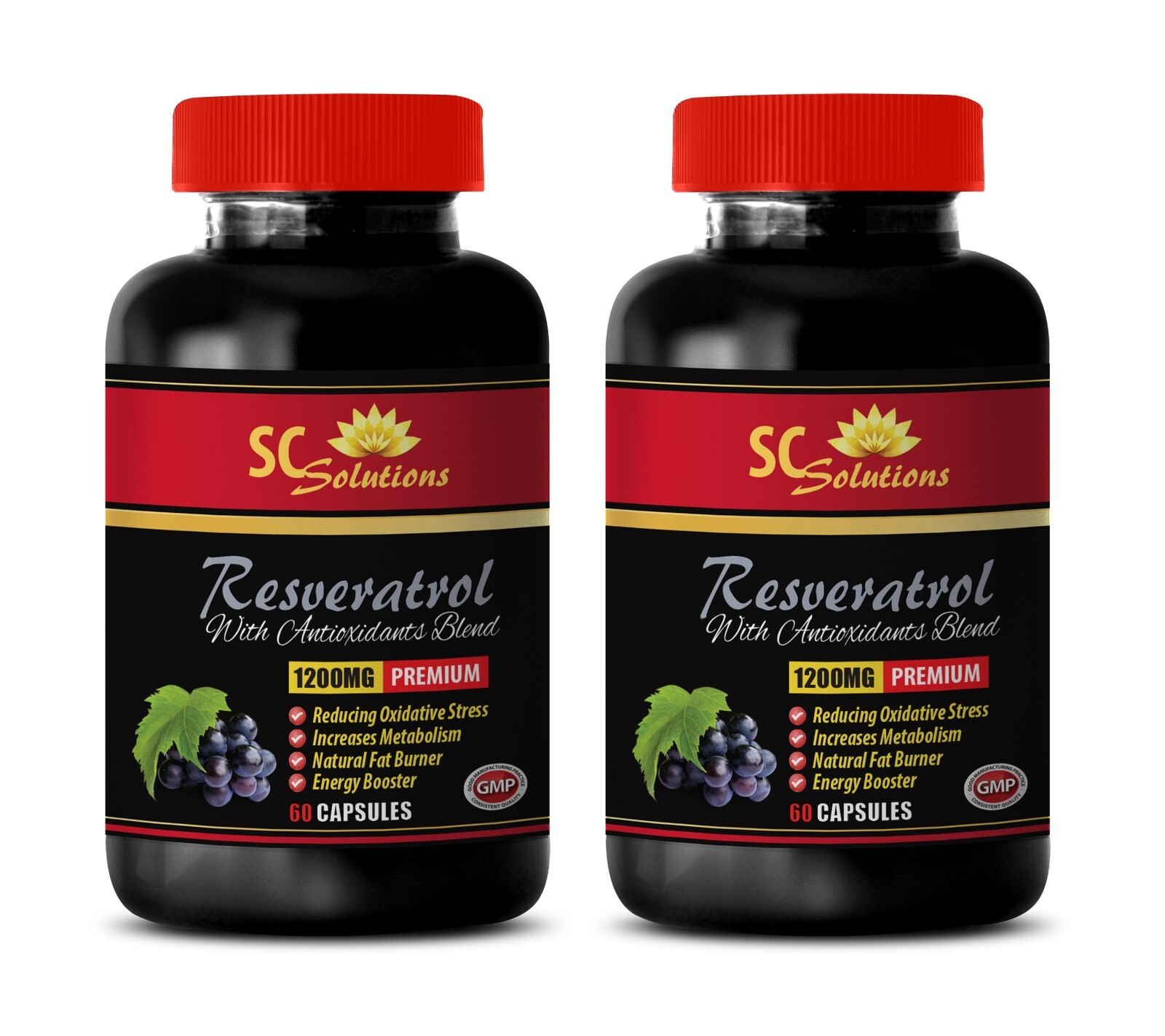 Healthy habits – RESVERATROL – Strength enhancement 2 Bottle 120 Capsules