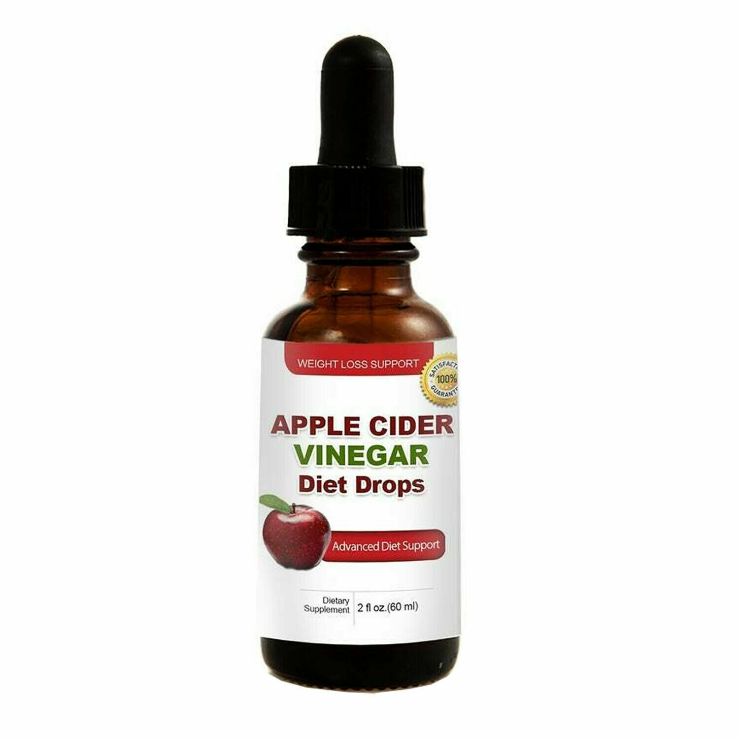 Ultimate Apple Cider Vinegar Diet Drops Weight Loss Burn Fat Free Ship