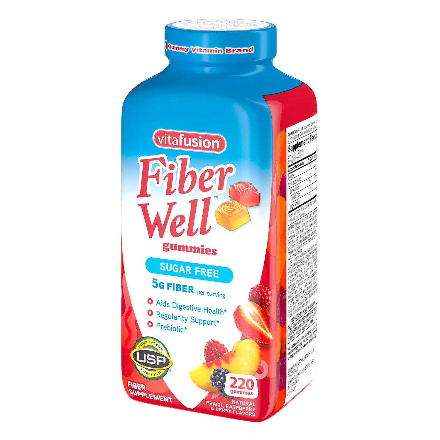 2 PACK – Vitafusion Fiber Well Gummies (220 ct.) {Total 440 Gummies}
