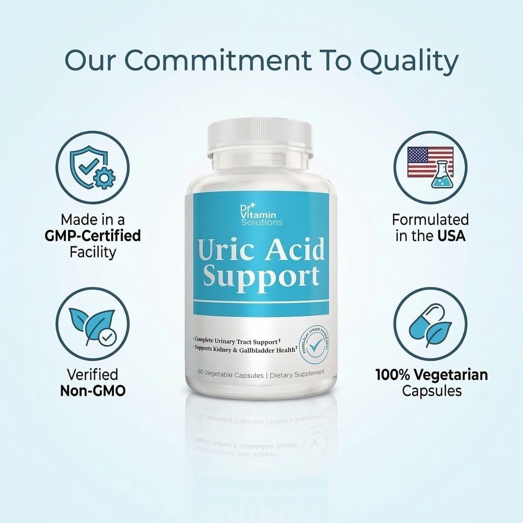 Dr Vitamin Uric Acid Support – Tart Cherry, Cranberry + Pomegranate. EXP-01/2028