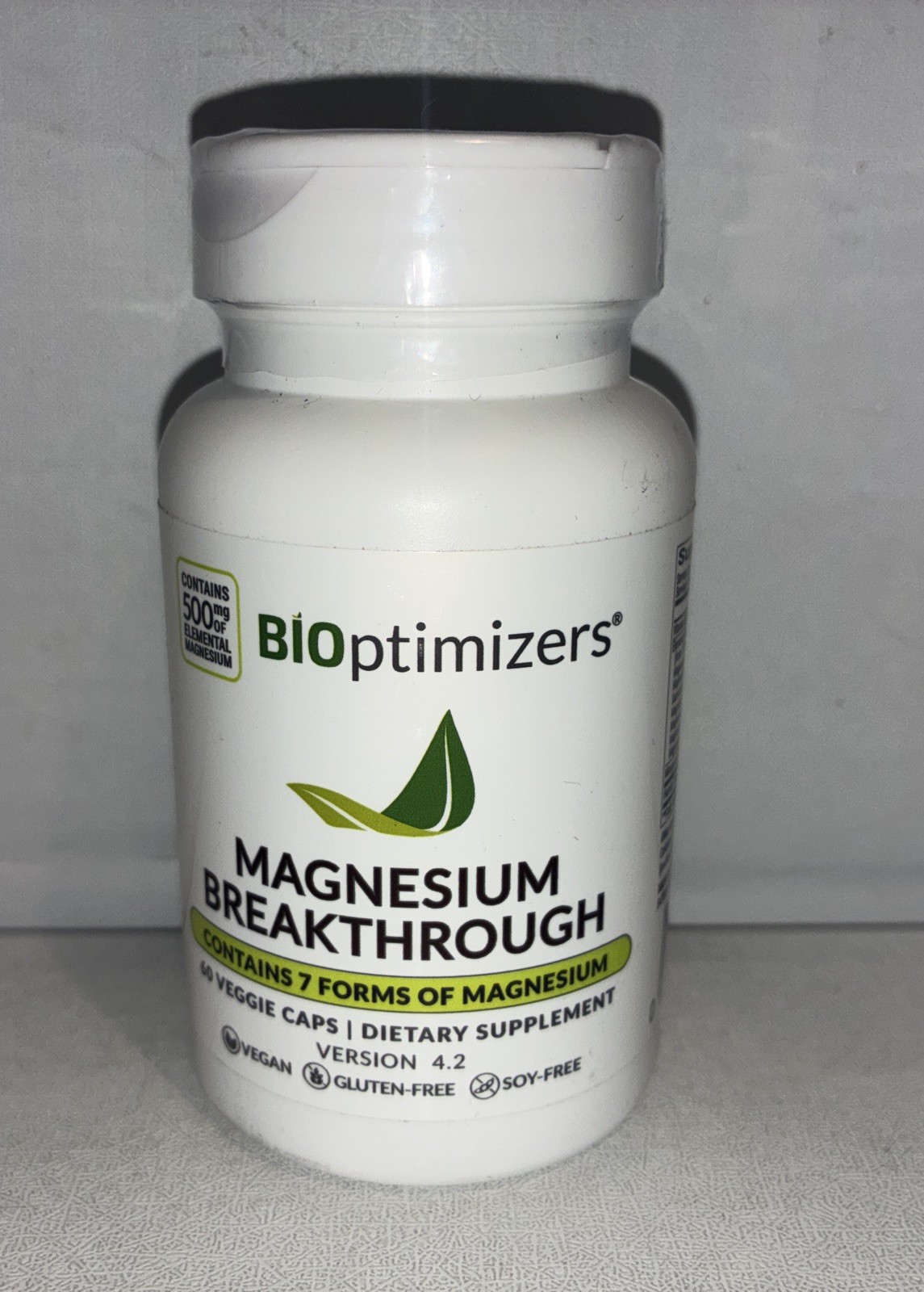 BiOptimizers Magnesium Breakthrough 7 Essential Forms 60 Veggie Caps Exp 2027