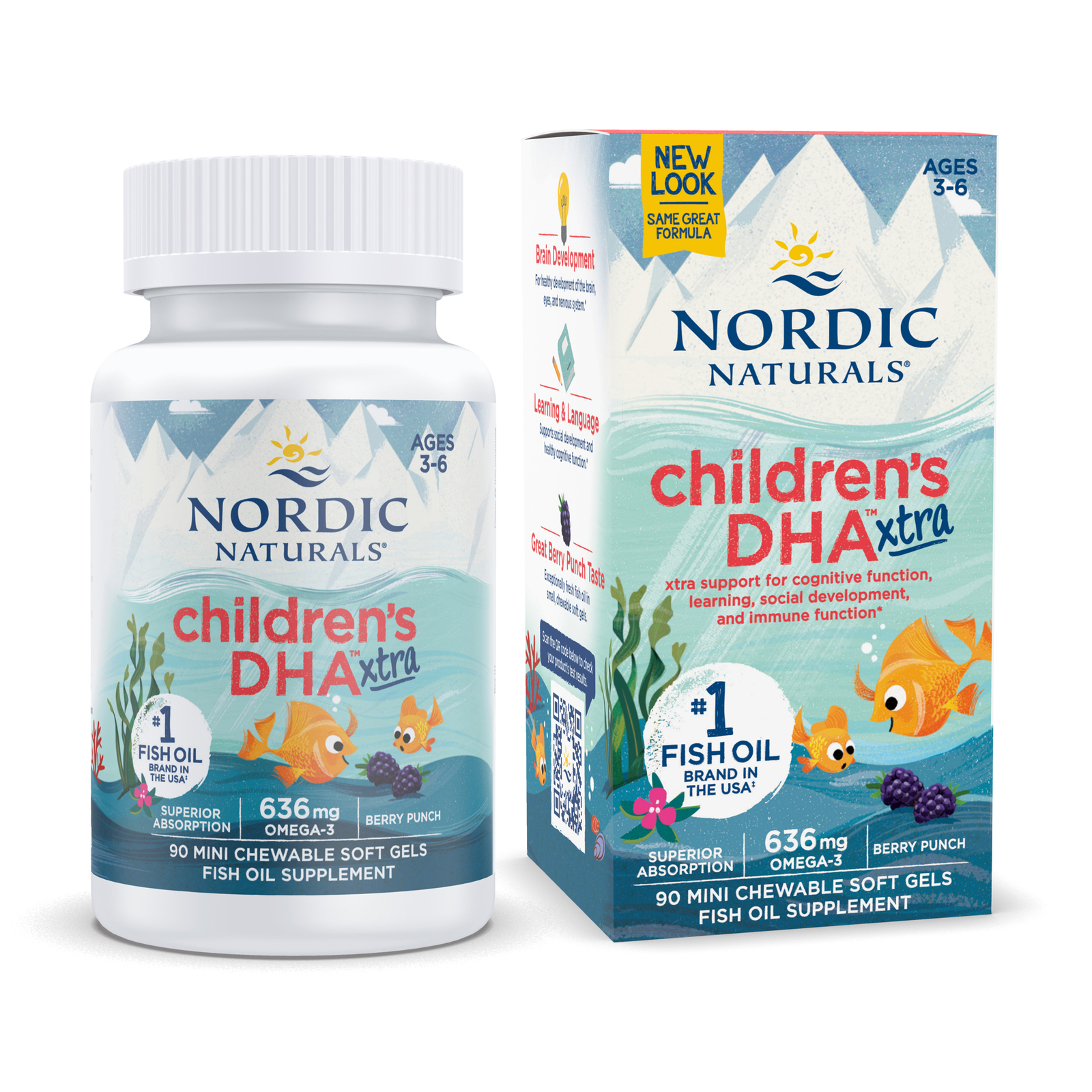 Nordic Naturals Children’s DHA Xtra – Concentrated Omega-3 for Kids, DHA, 90 Ct