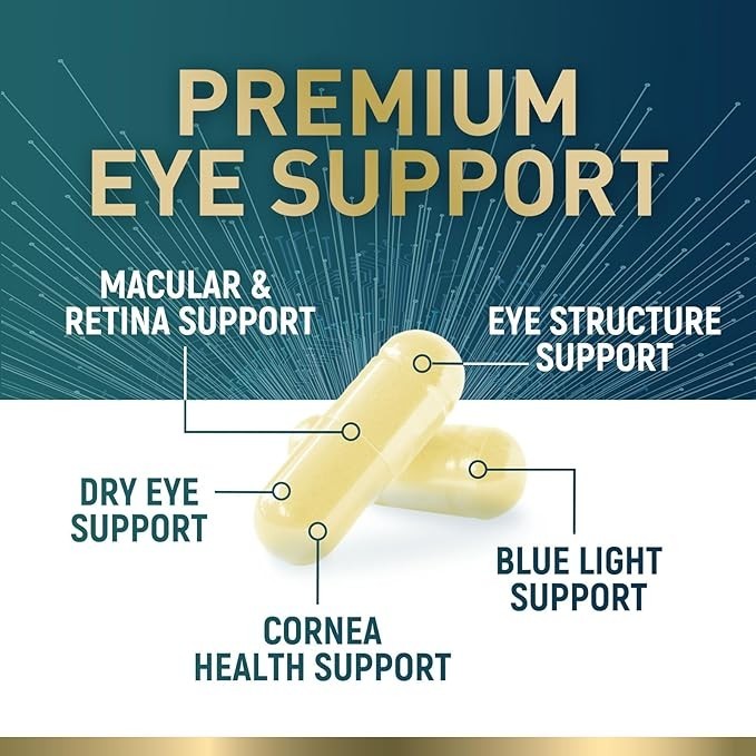 Eye Vitamins & Mineral Supplement-(60 Capsules)
