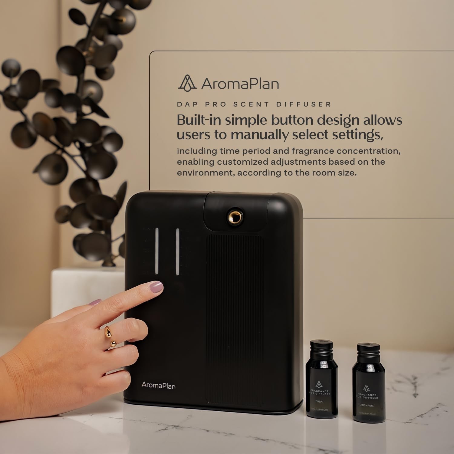 AromaPlan 5 Star Collection Cold Air Scent Diffuser, Whole House (2 Scents Inc