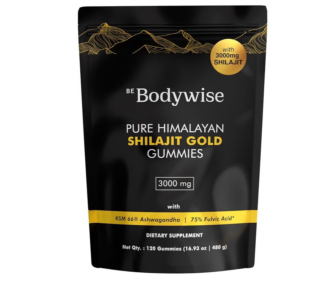 Be Bodywise Pure Himalayan Shilajit Gummies Gold I No Added Sugar I Ashwagand…
