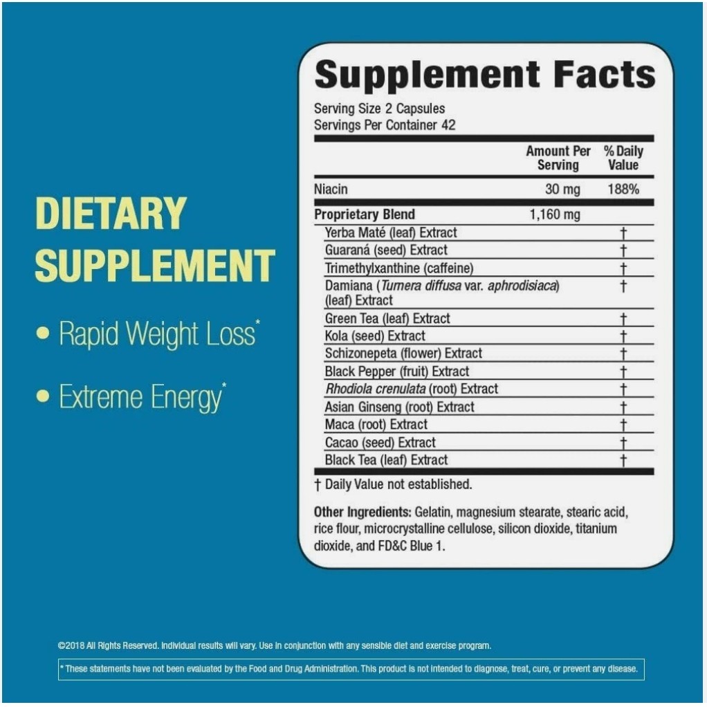 Zantrex Blue Weight Loss Supplement Support – 84 Capsules – Exp 1/2028
