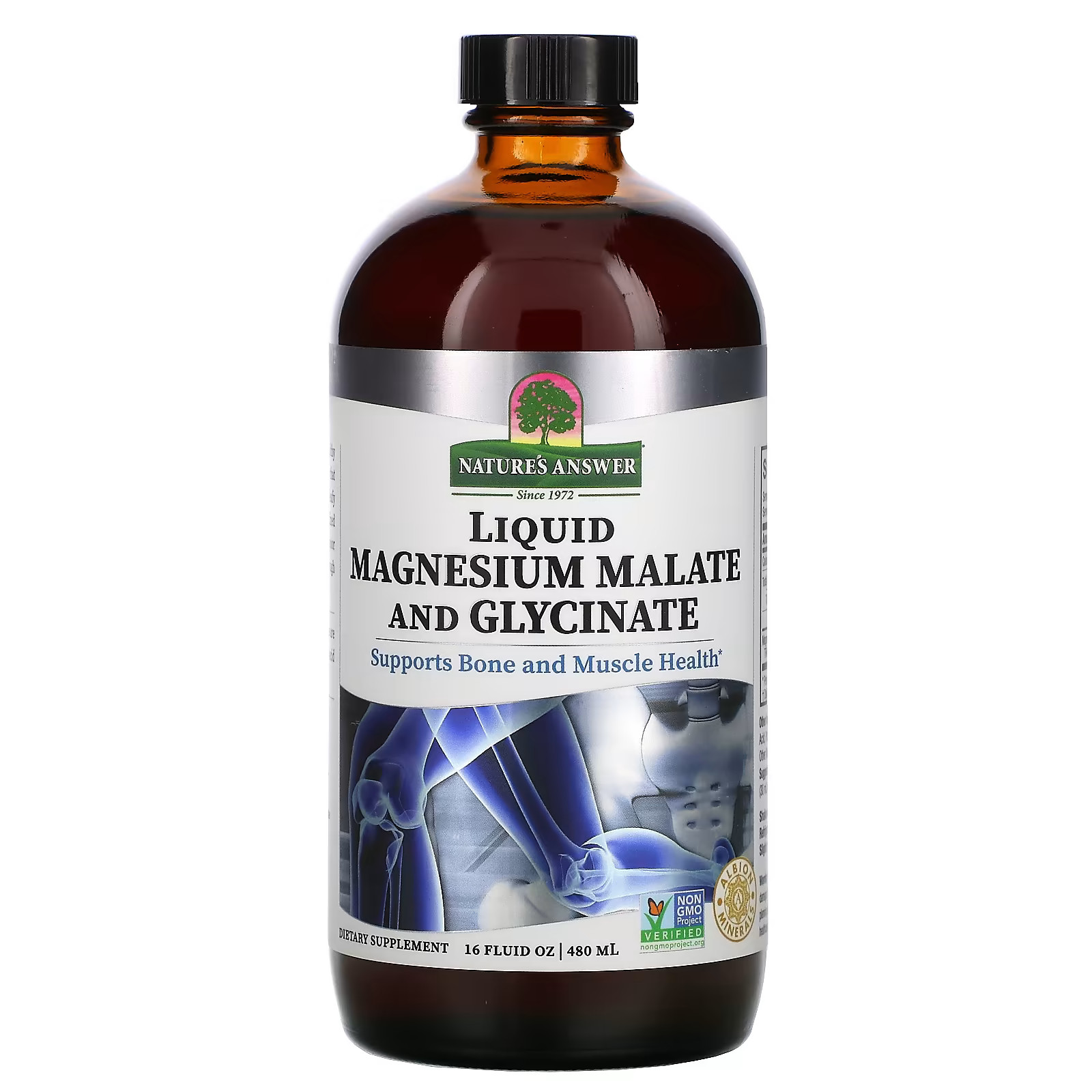 2 X Nature’s Answer, Liquid Magnesium Malate and Glycinate, 16 fl oz (480 ml)