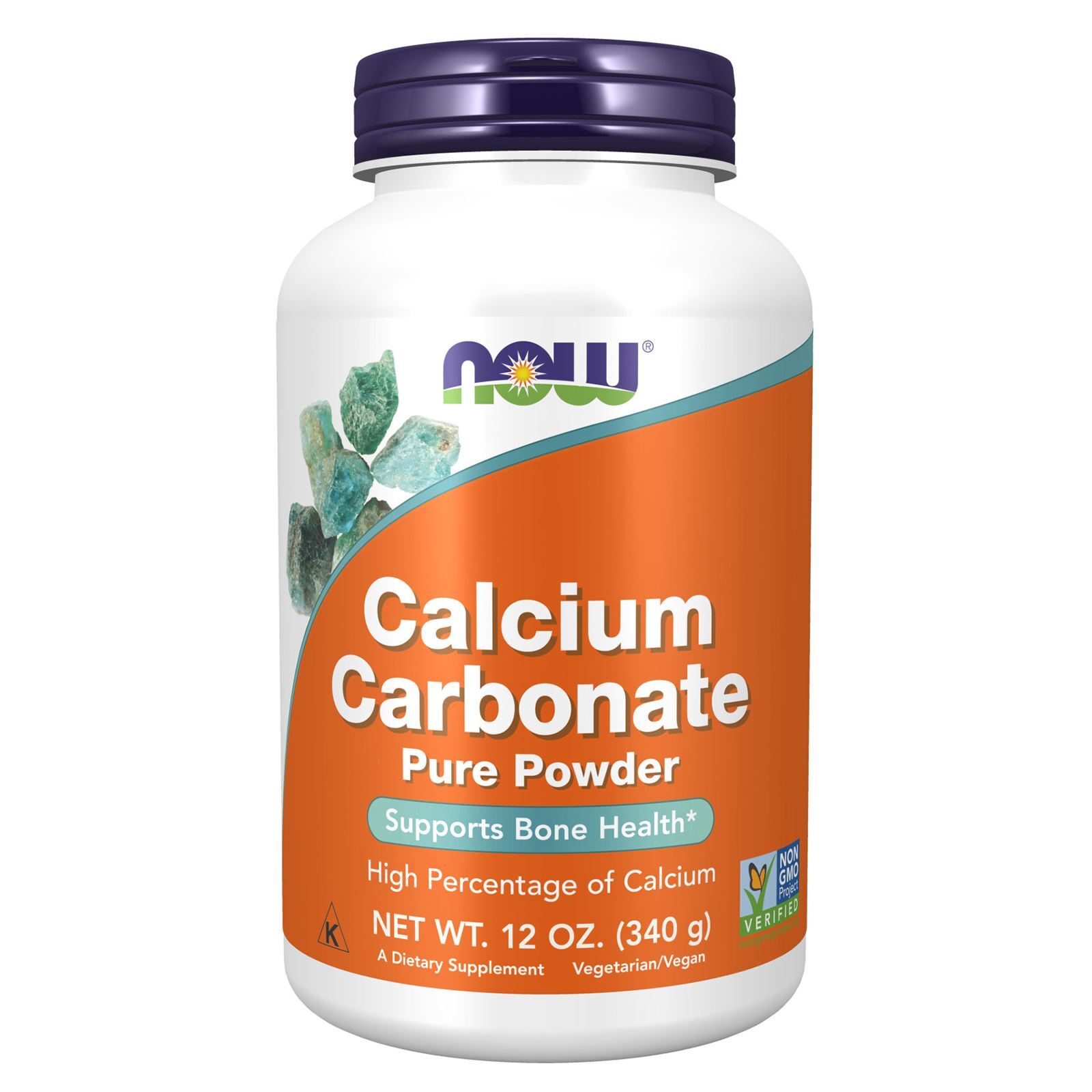 NOW FOODS Calcium Carbonate Powder 12 oz