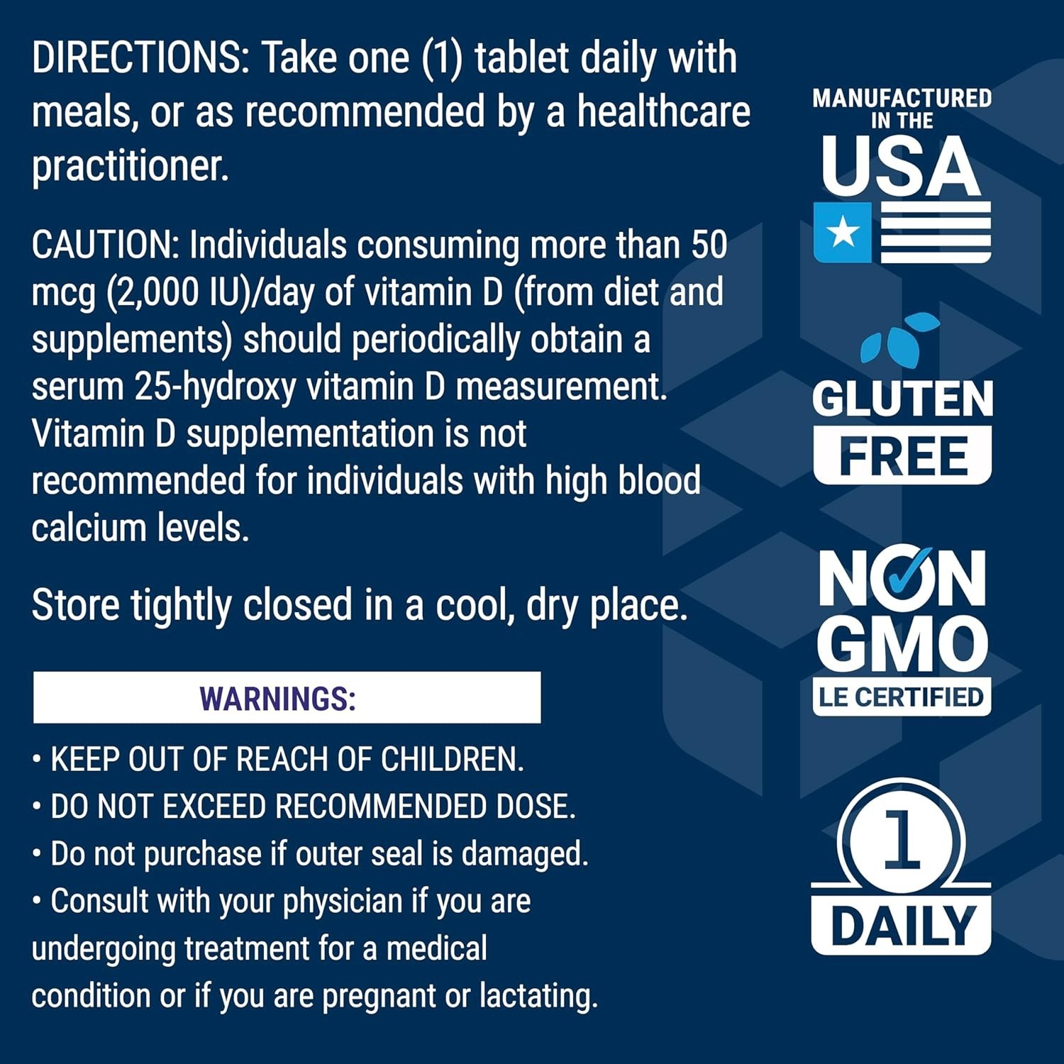 One-Per-Day Multivitamin 60 tablets