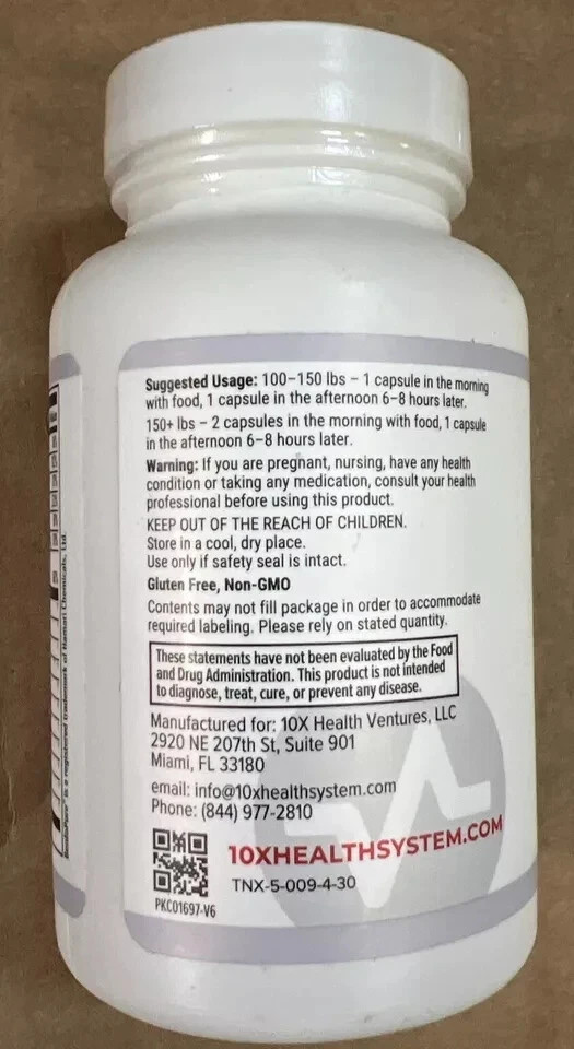 AUTHENTIC 10X Health Optimize Methylated Multivitamin 90 Caps EXP 07/2027