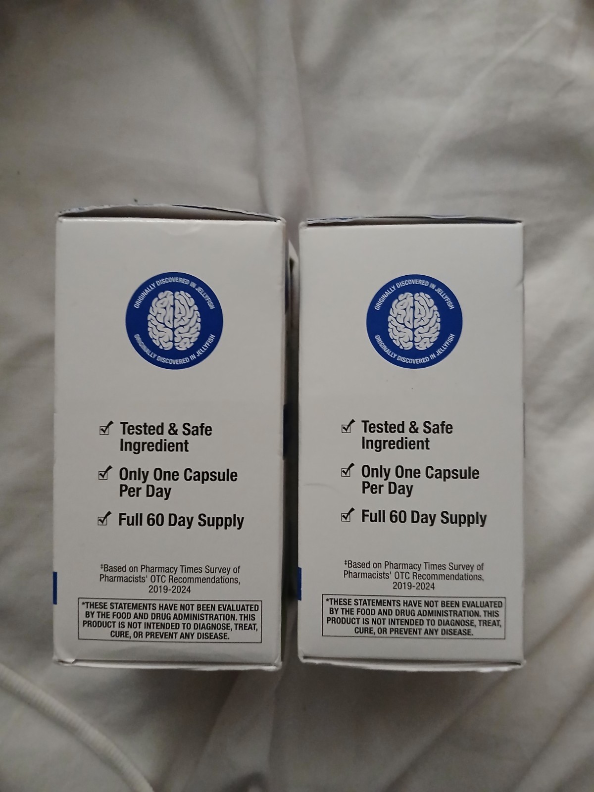 Prevagen Regular Strength 60ct **LOT OF 2** (TopEXP 5/28)(BotEXP 10/27) LOT of 2