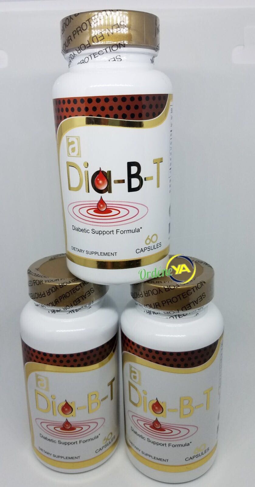Dia-B-T Diabetic Support Supplement – Blood Sugar Formula – 180 Caps