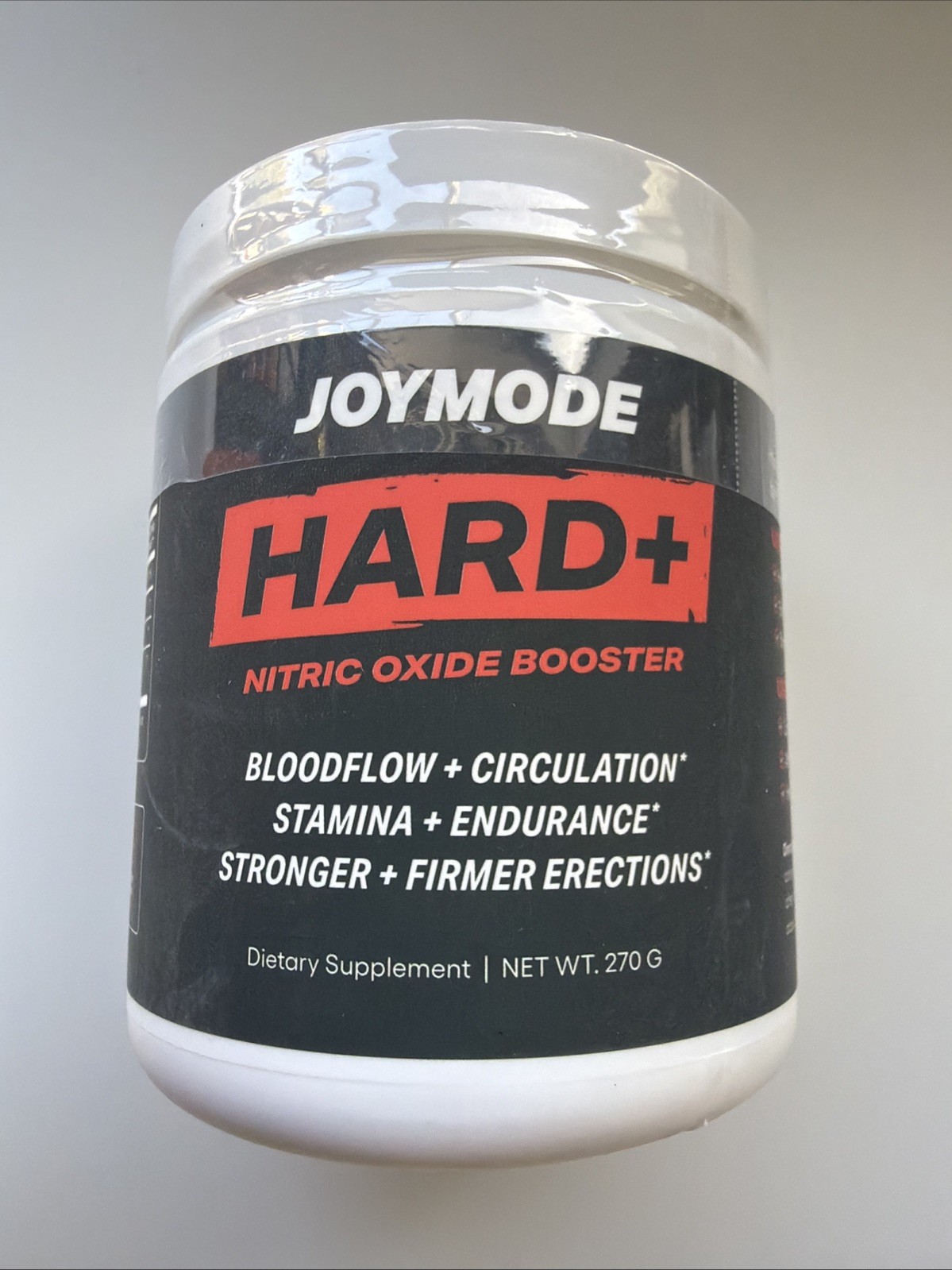 JOYMODE HARD+ Nitric Oxide Booster Lemon Powder 270g Jar 30 Servings