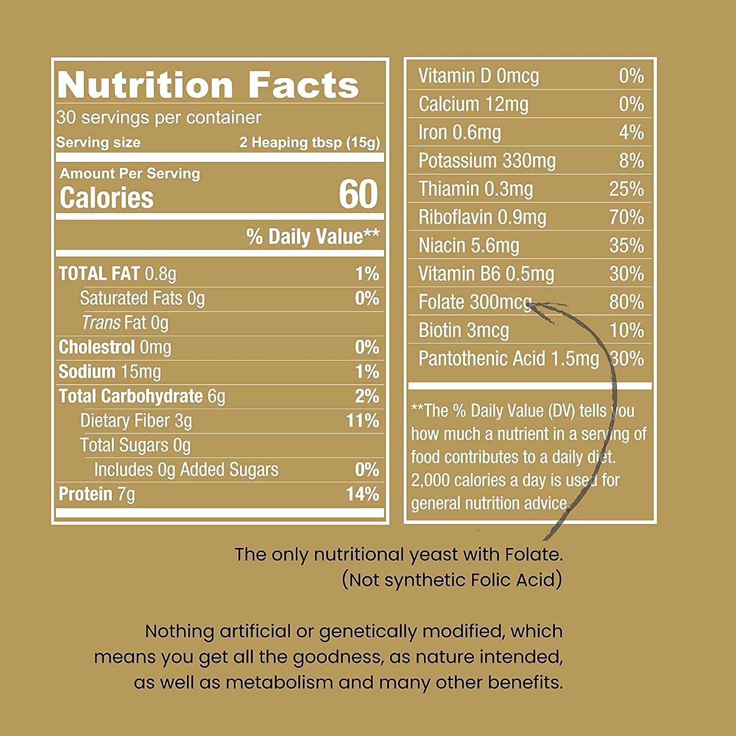 Lewis Labs Nutritional Yeast Flakes Seasoning Nooch for Vegan Cheese Powder 1 lb