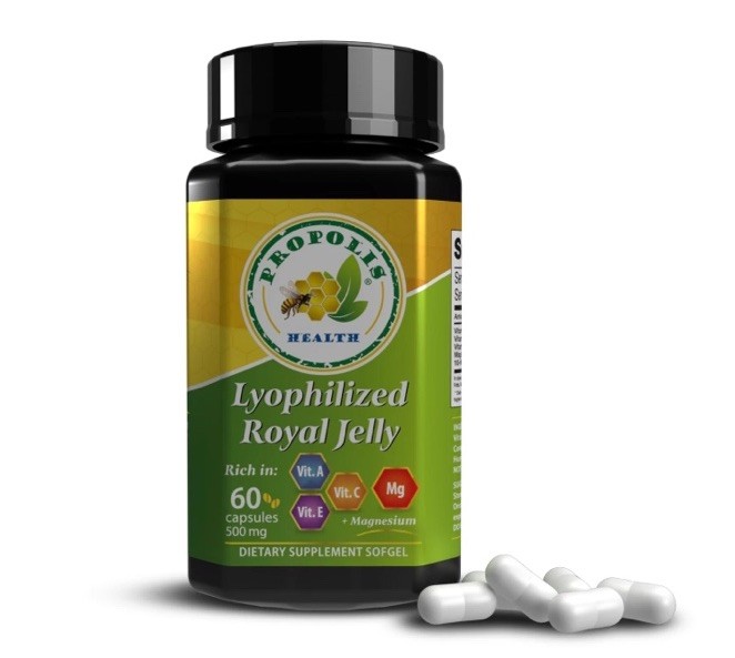 Propolis Health Pure Royal Jelly 15mg 10HDA Magnesium 300mg, Ex 03/2026