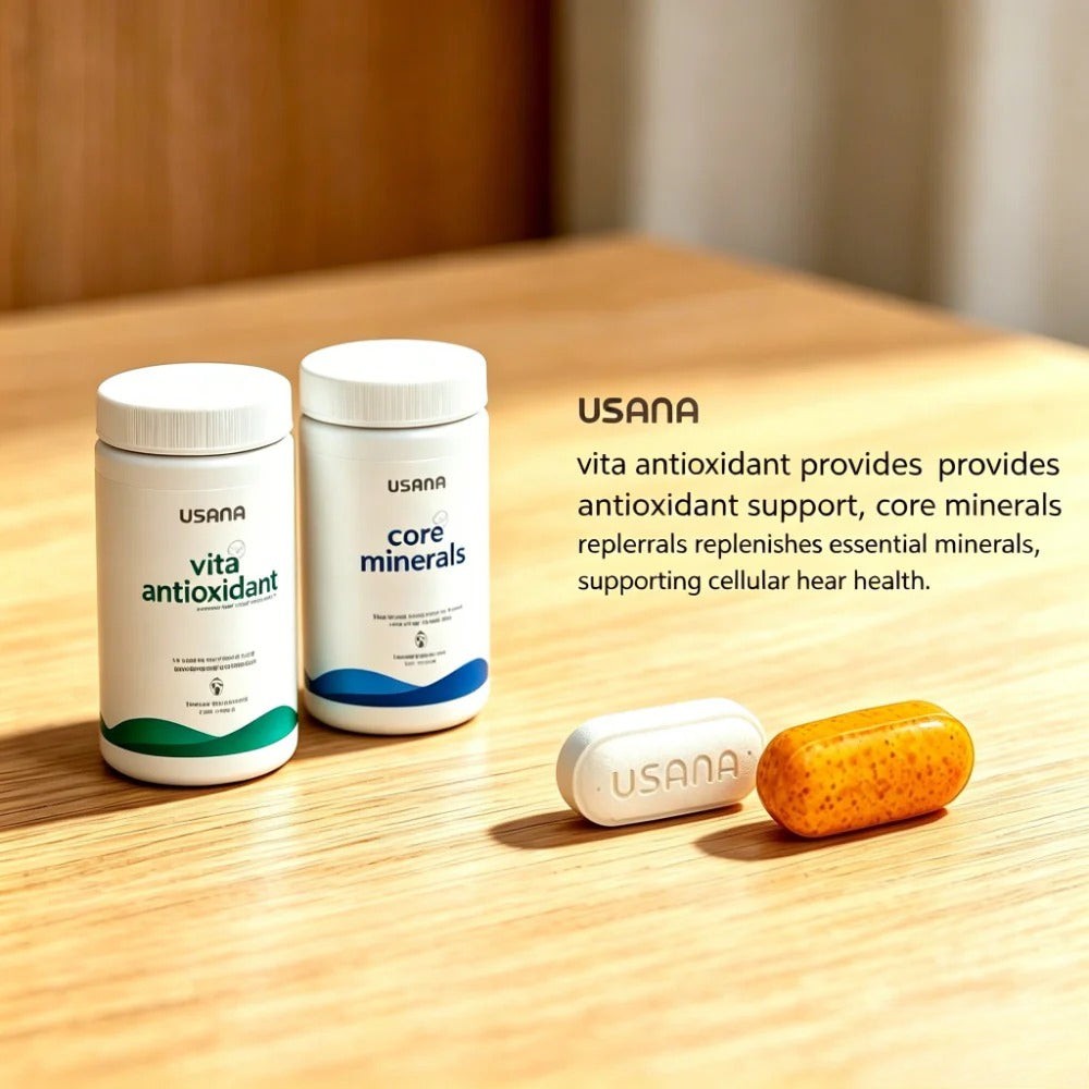USANA Cellsentials Vita Antioxidant (Exp12/27) and Core Minerals (Exp 9/27)
