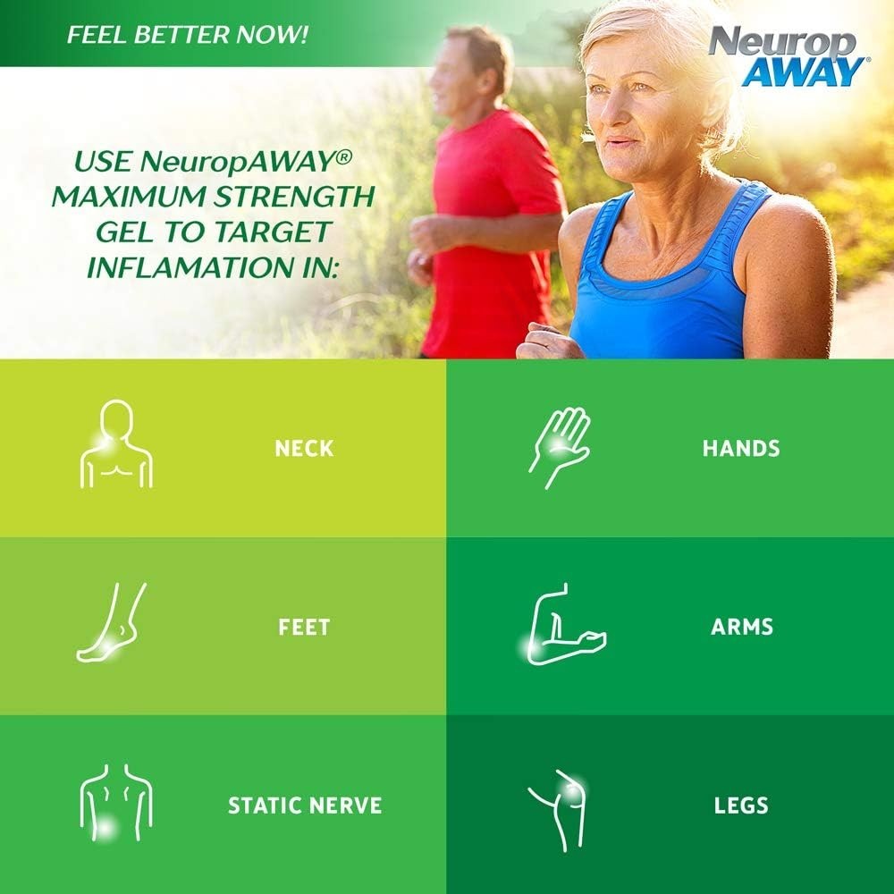 ® Maximum Strength Gel, for Nerve discomfort, Burning, Tingling, and Numbness…