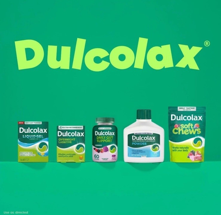 Dulcolax Daily Gut Support Gummies Magnesium Citrate Berry 60ct x2 NEW SEALED
