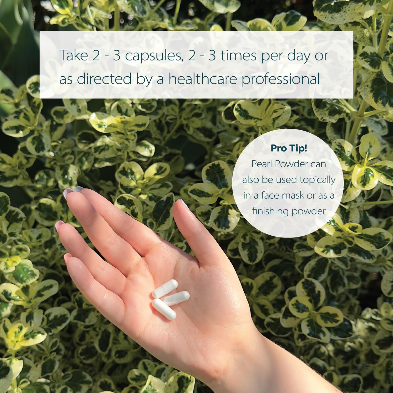 Pearl Powder Capsules – Pure Pearl Powder Supplement to Support Skin, Eyes, N…