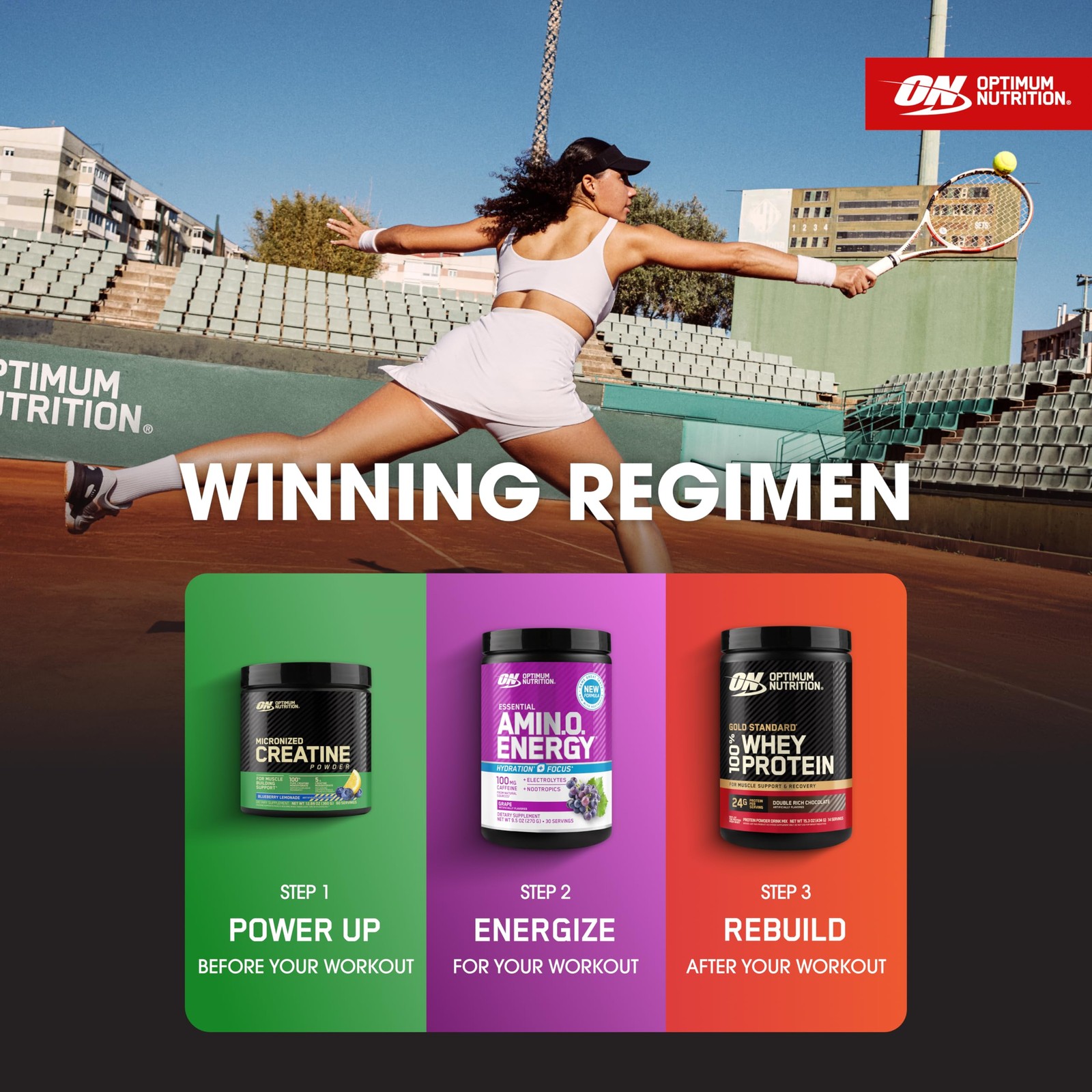 Optimum Nutrition Amino Energy Powder Plus Focus, with 9.5 Ounce (Pack of 1)