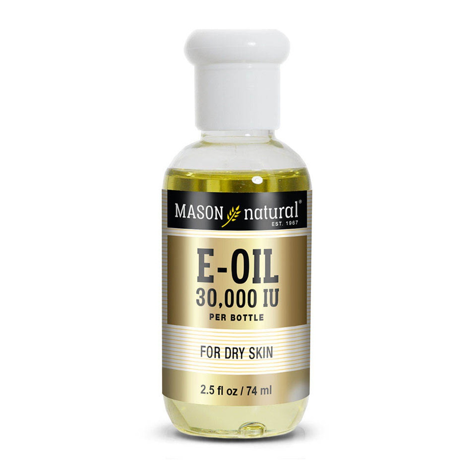 Mason Natural Vitamin E Oil 30,000 IU, Moisturizing Oil for Skin, 2.5 oz