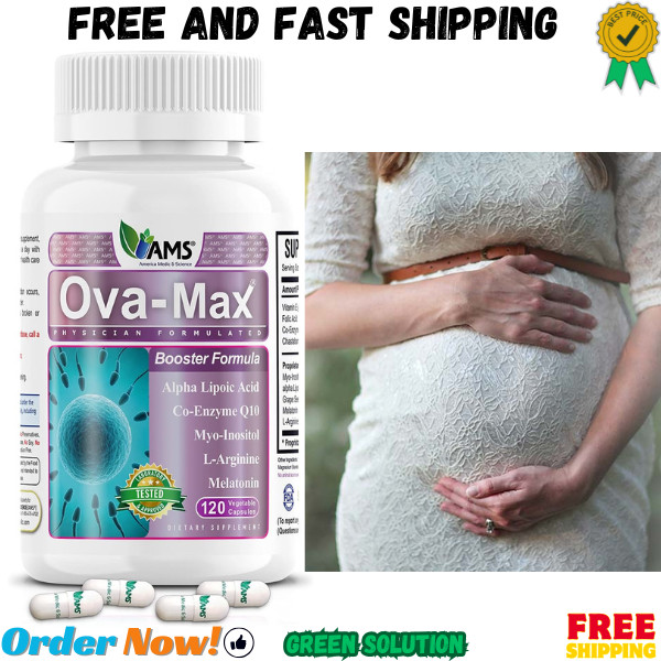 America Medic Science OVA-Max Prenatal Vitamins for Women 120 Capsules Boost…