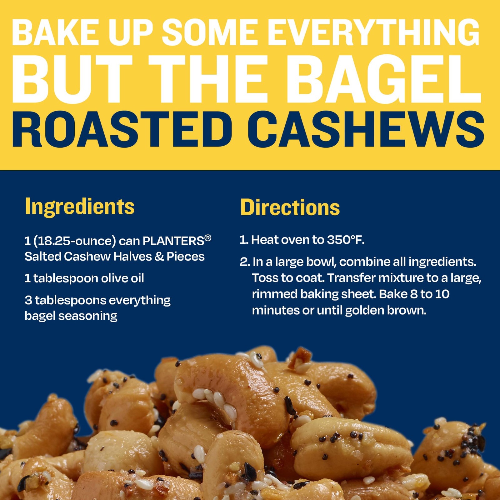 PLANTERS Salted Cashew Halves & Pieces, Party Snacks, 14 Ounce (Pack of 1)