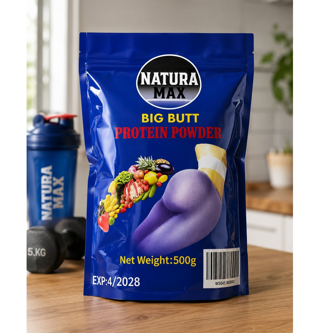Natura Max High Protein Powder 500g Muscle Gain Unisex Exp 4/2028