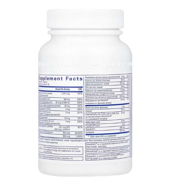 Pure Encapsulations, O.N.E. Multivitamin, 60 Capsules