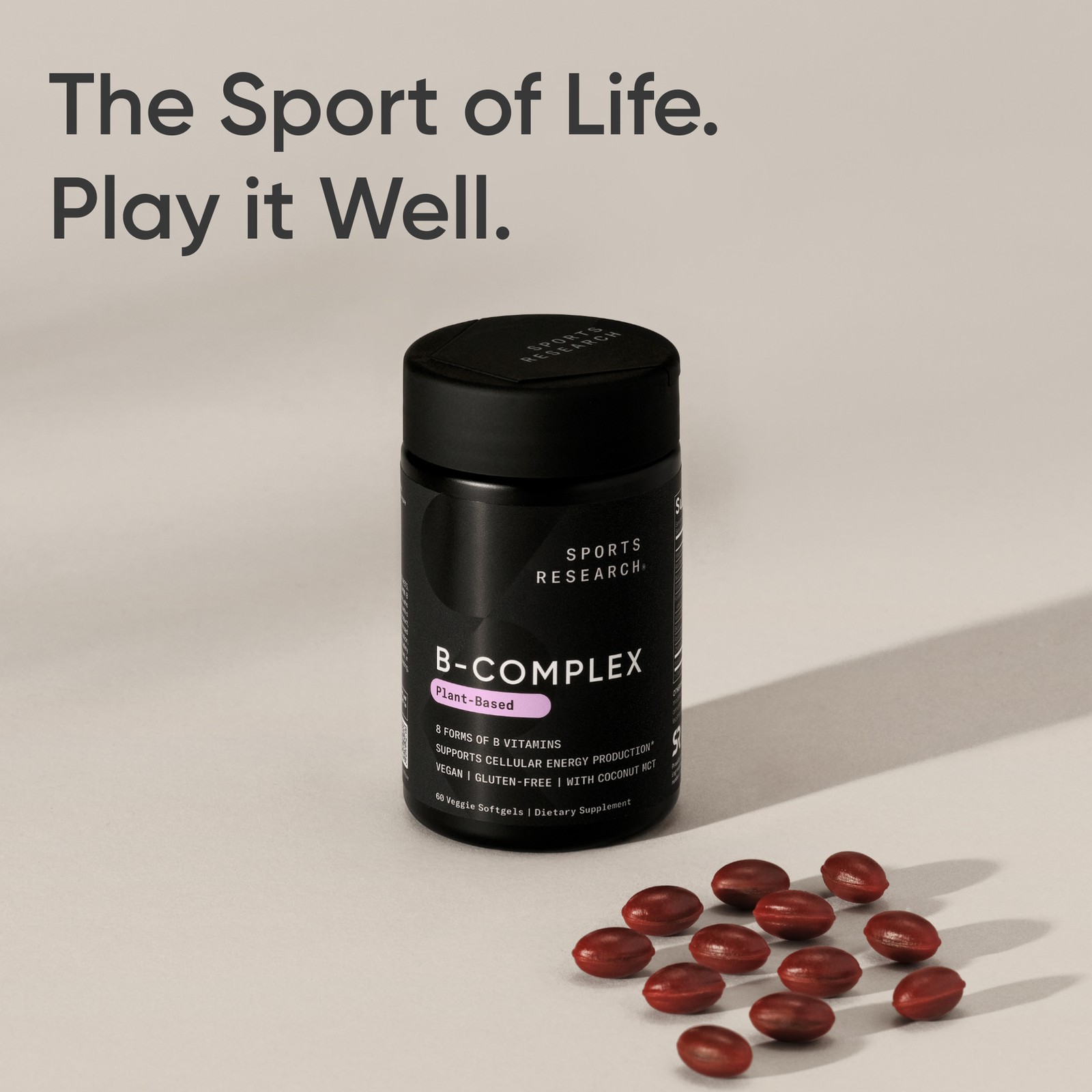 Vitamin B-Complex (60 veggie softgels)