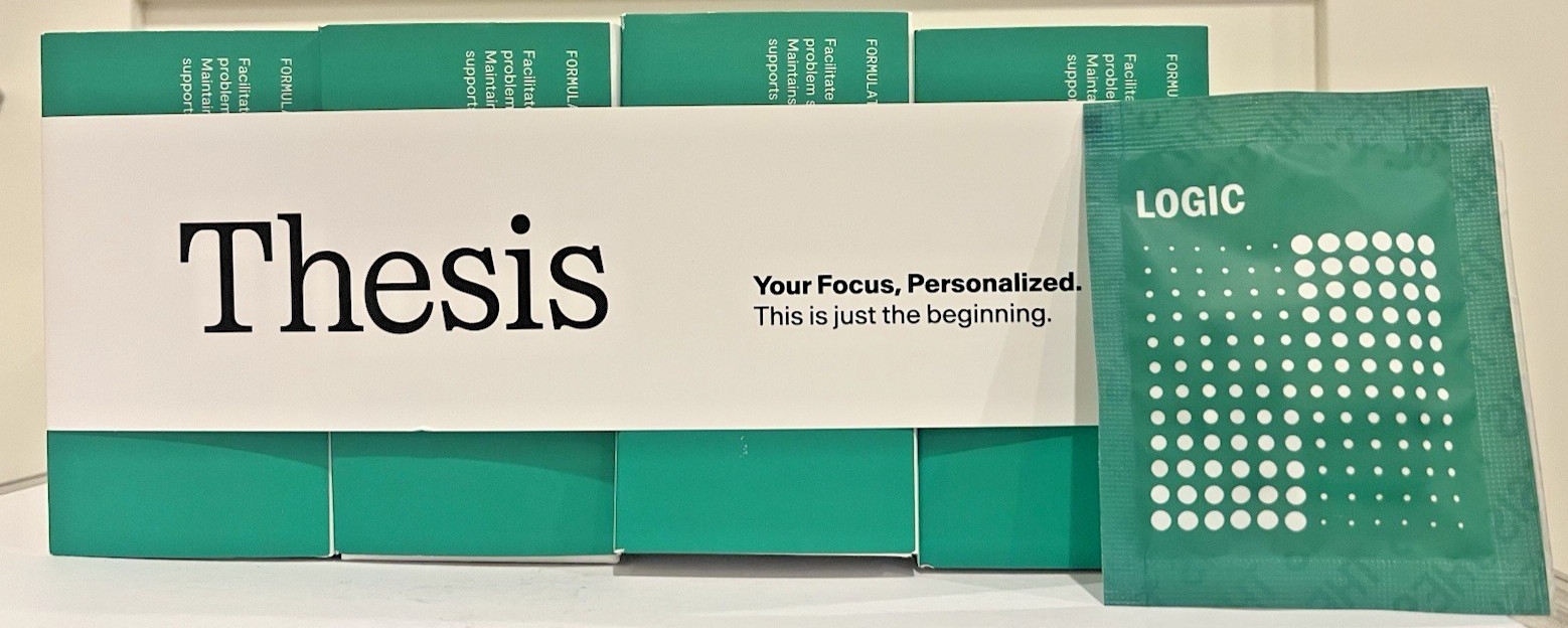 Thesis LOGIC Nootropic Supplement 4 boxes – 6 packets per box – $159+ Value