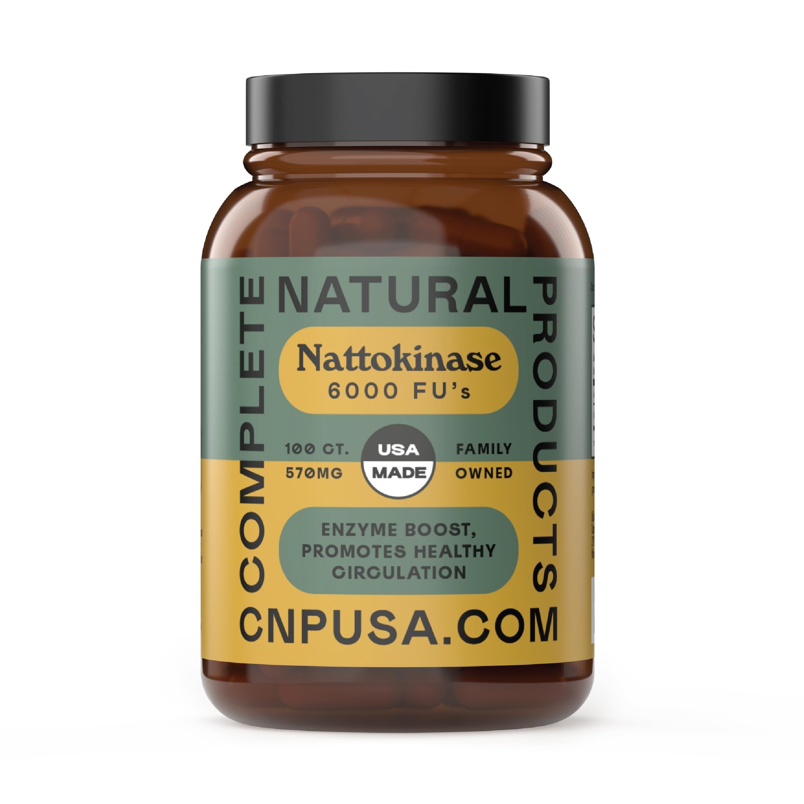 Complete Natural Products Nattokinase Capsules – 100 100 Count (Pack of 1)