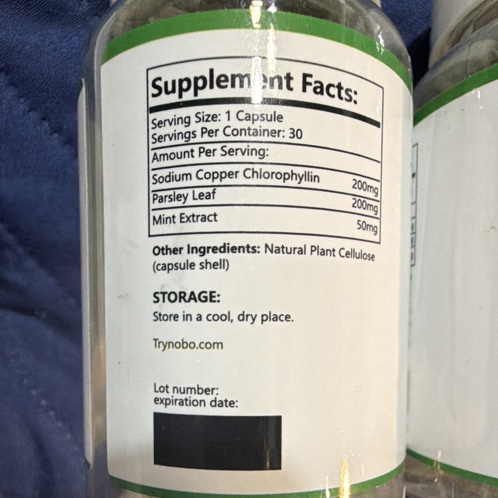 NO/BO Internal Deodorizer Capsules, Body Odor Control, Aluminum-Free 3-30 Ct.