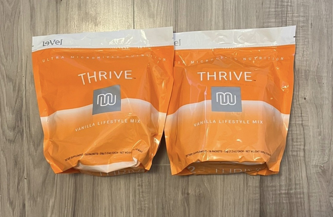 LeVel THRIVE – Vanilla Lifestyle Mix – 32 Packets