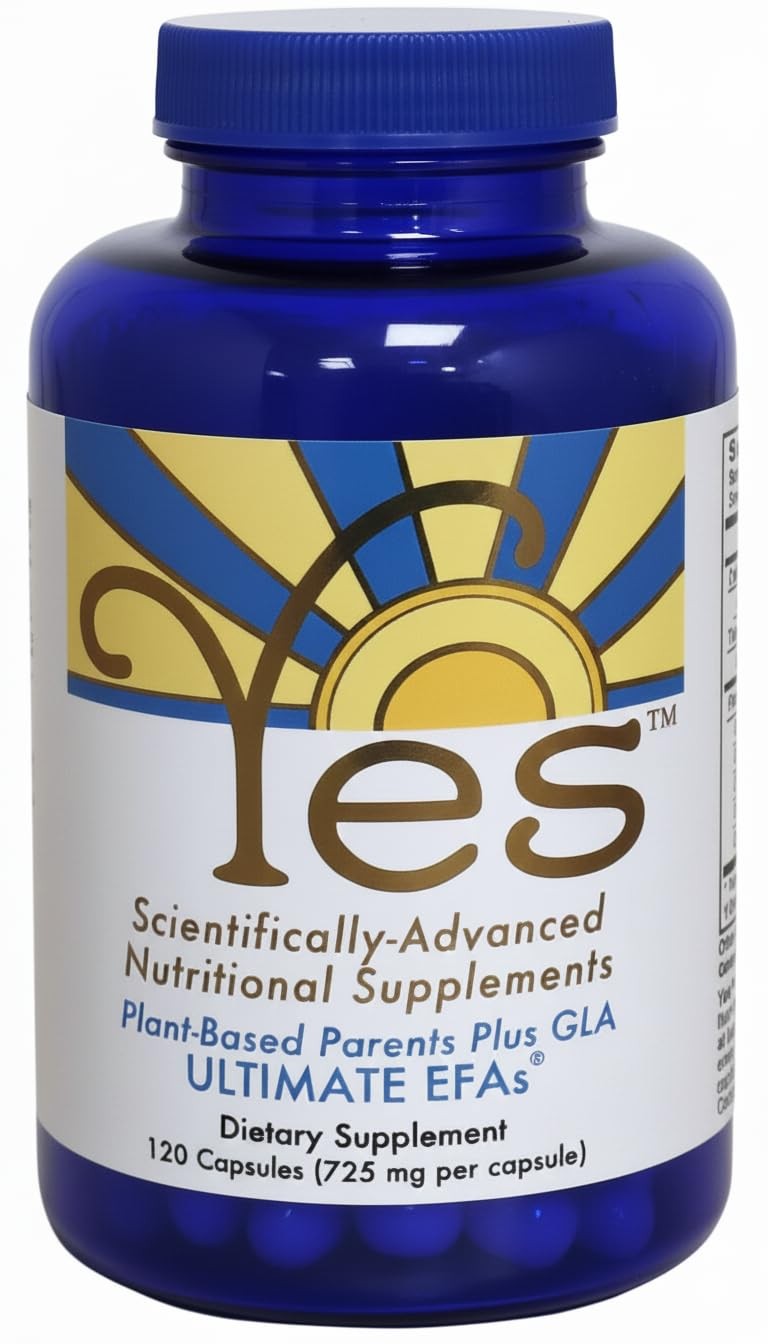 YES Plant Based Omega 3 & 6 Fish Oil Alternative Burpless – Heart, Skin, Eye