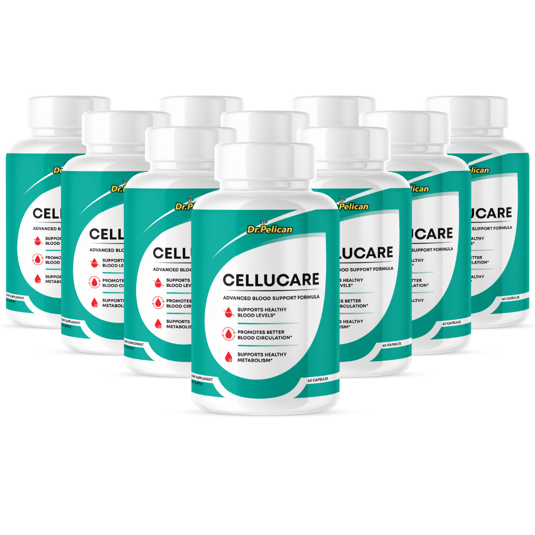 Cellucare- Cardiovascular Health, Blood Pressure & Sugar Support- 10 Bottles