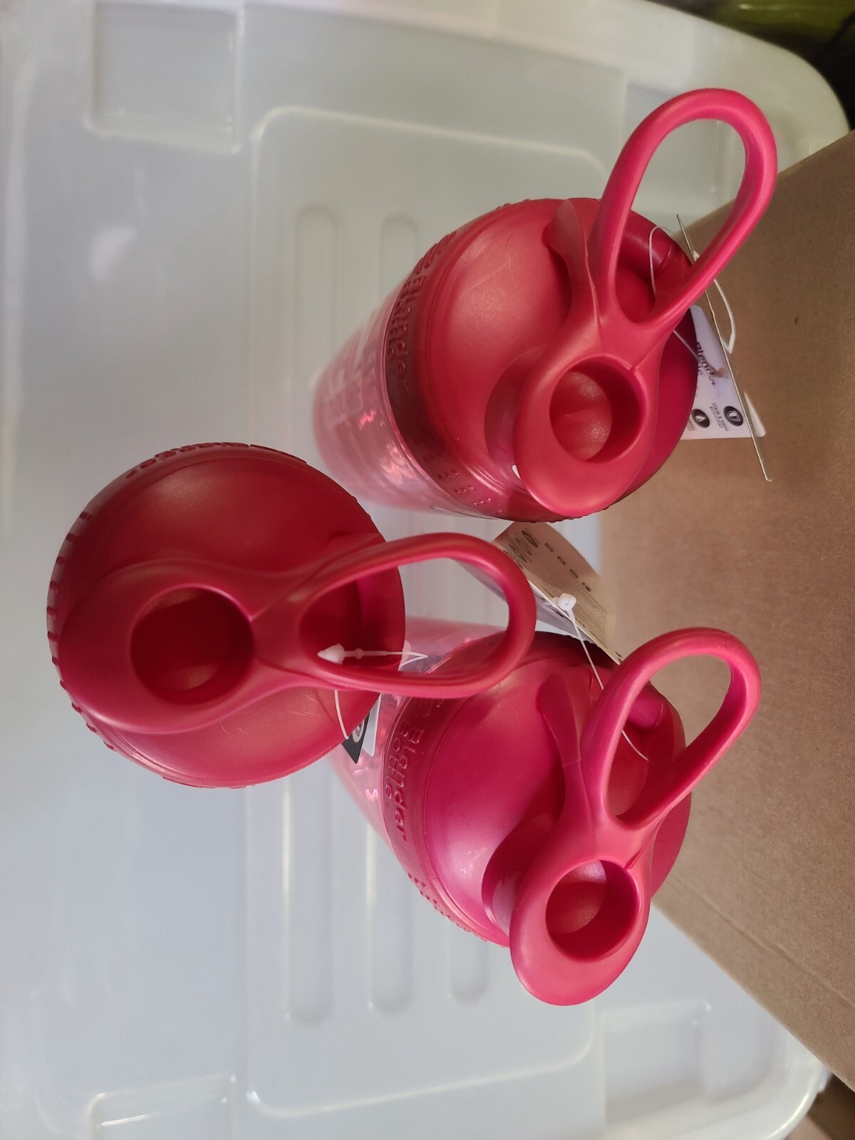 Lot 3 NEW PINK SPORT MIXER Blender Bottle w/ Ball 20 OZ Advocare BPA Free