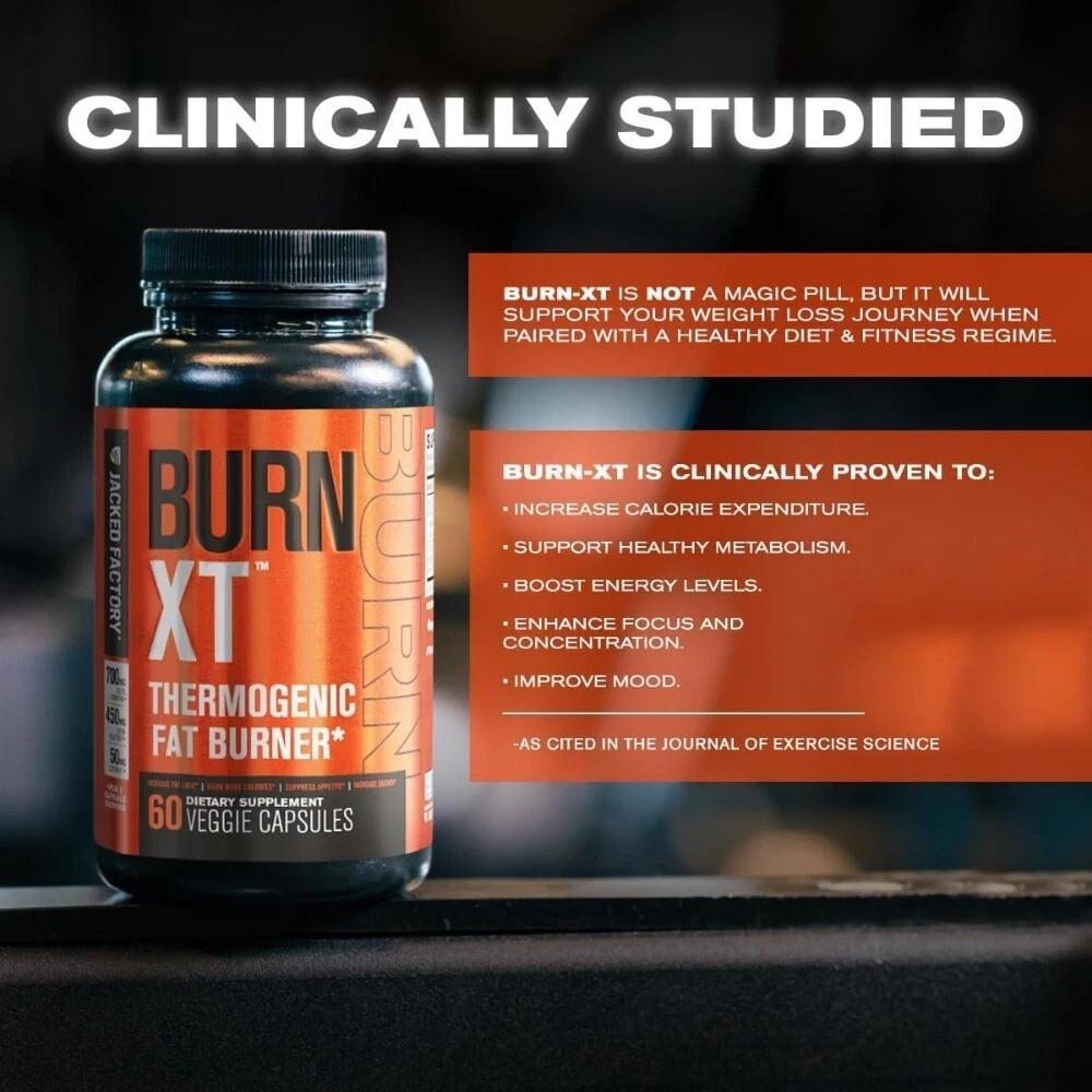Burn-XT Fat Burner Weight Loss Appetite Suppressant Energy Booster 60 Capsules