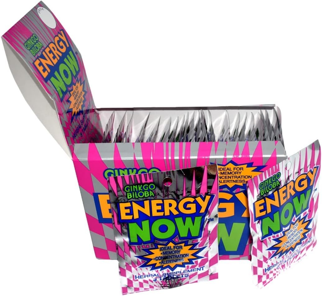 3 Boxes Of Energy Now Ginkgo Biloba Supplements 72 Packs 3 Pills In Each Pack