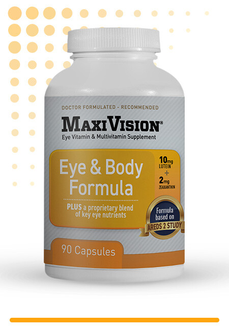 MaxiVision® (Formerly MedOp) Eye & Body Formula – 90 Capsules