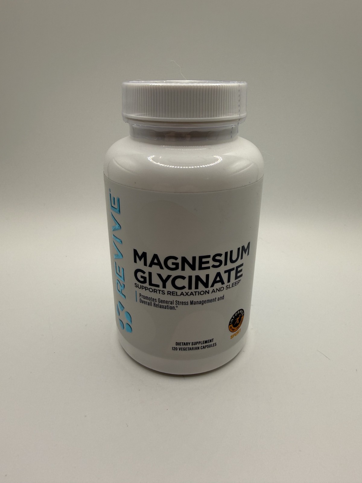 REVIVE MD MAGNESIUM GLYCINATE Support Relaxation Sleep Stress 120 Veg Caps – New