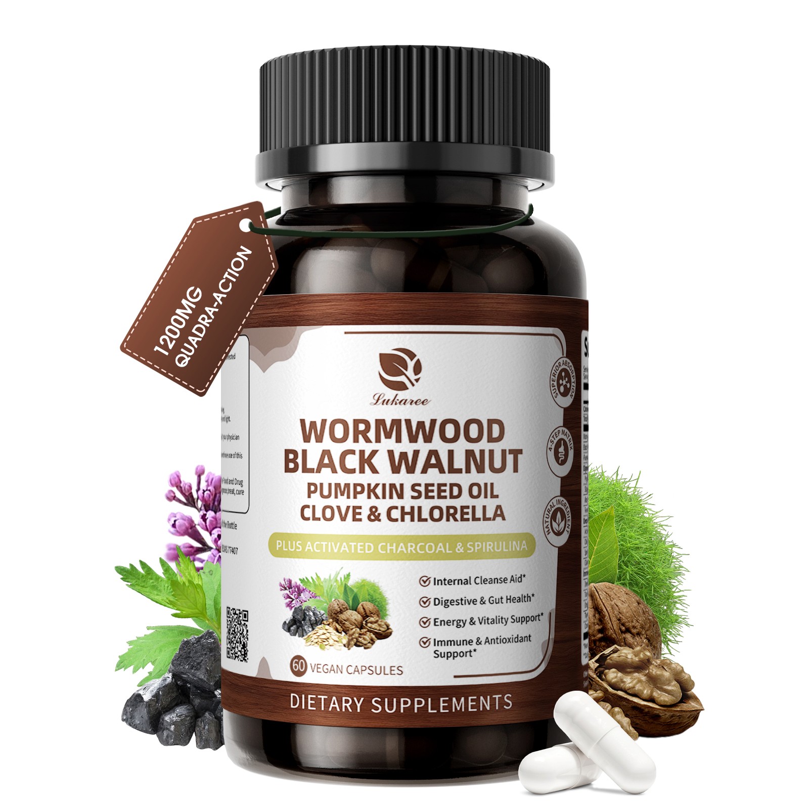 Parasite Cleanser Powder Natural Detox Cleanse | Wormwood, Black Walnut, Clove
